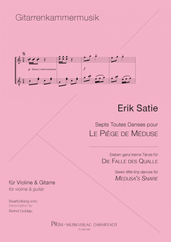 Satie: Le Piège de Med. Le Piège de Meduse für Violine & Gitarre 
