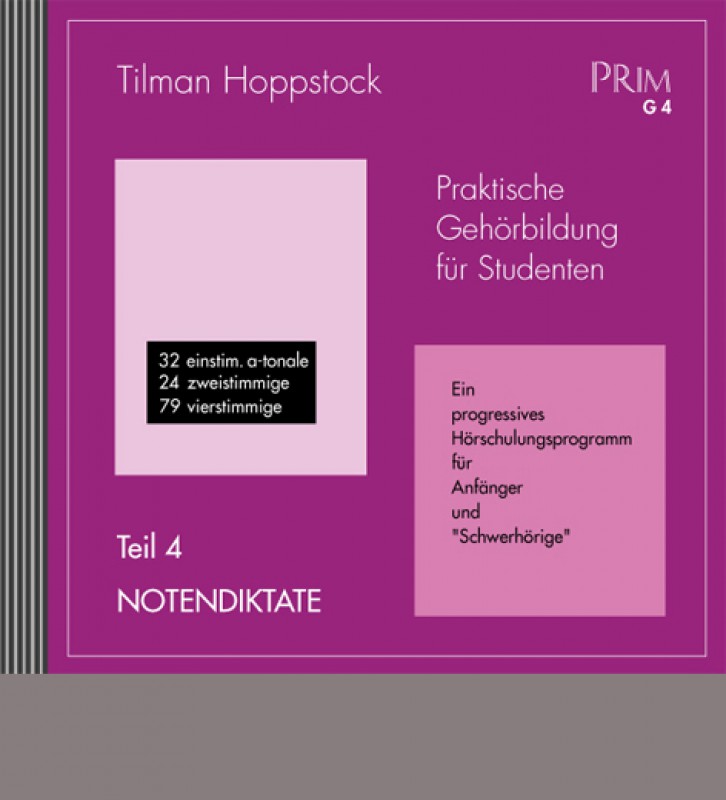 Gehörbildung Vol. 4 von Tilman Hoppstock