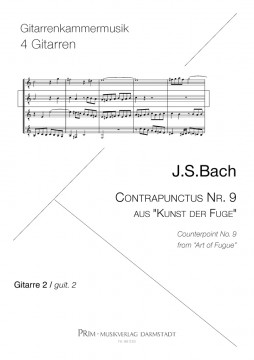 Bach: Contrapunctus Nr. 9 Stimmensatz