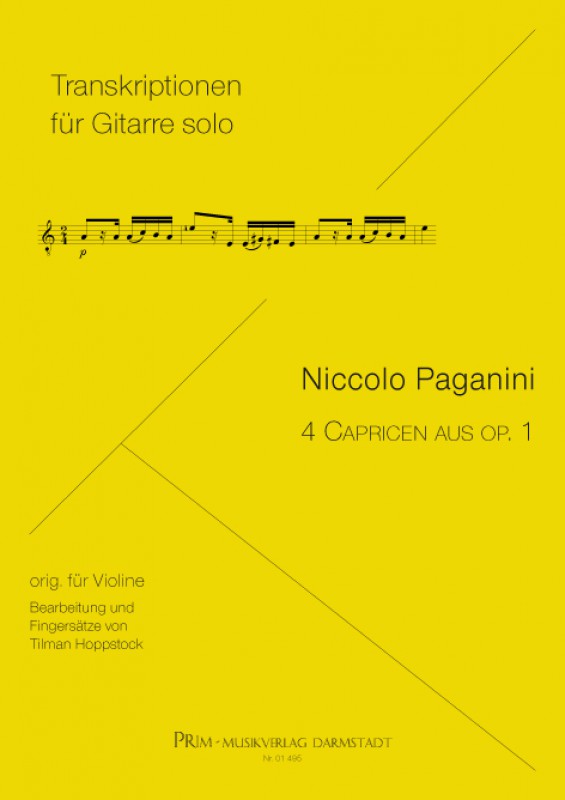 Niccolo Paganini 4 Capricen aus op. 1