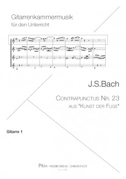 Bach: Cp. 23 Stimmennsatz