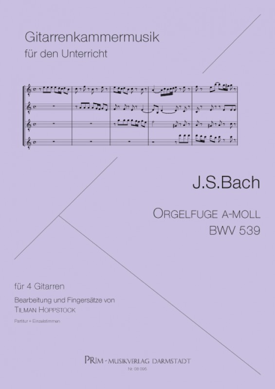 Johann Seb. Bach Orgelfuge BWV 539