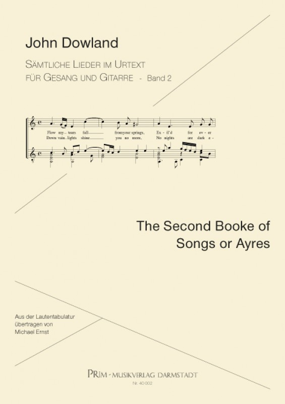 John Dowland The Second Booke of Songs