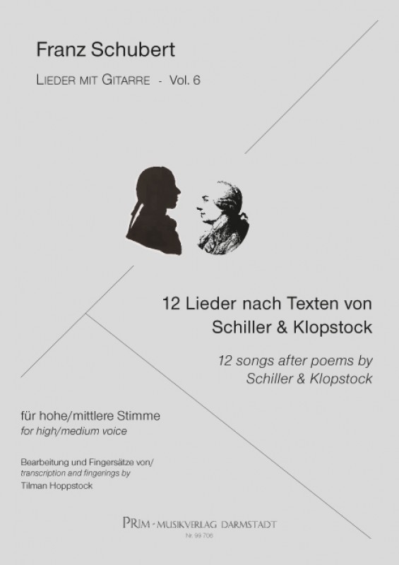 Schubert: 12 Lieder   12 Lieder nach Texten v. Schiller & Klopstock