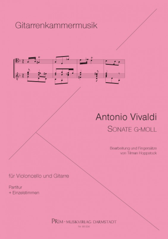 A. Vivaldi: Sonate g-moll  Sonate g-moll für Violoncello & Gitarre 
