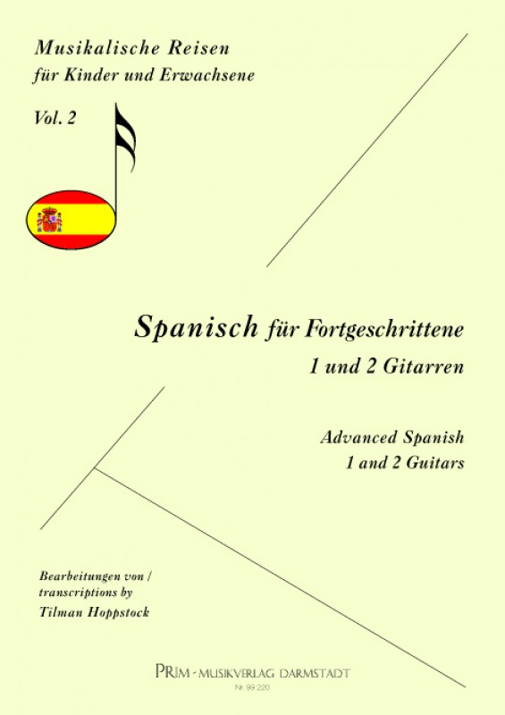 Spanisch f. Fortgeschr. für 1 bis 2 Gitarren