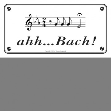 Ahh...Bach-Aufkleber