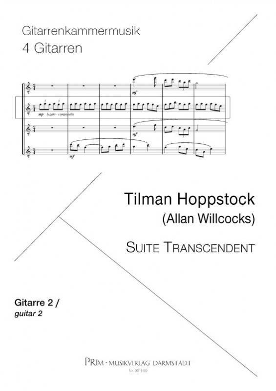 Hoppstock / Willcocks Suite Transcendent - Stimmensatz