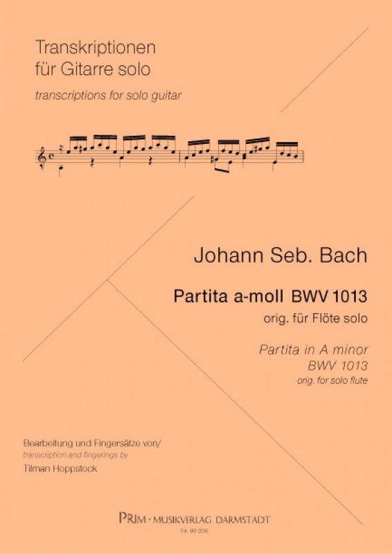 Johann Seb. Bach Bach: Flötenpartita a-moll BWV 1013 