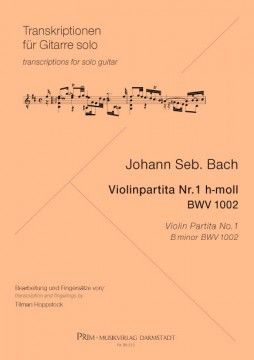 Violin Partita Nr. 1 h-moll BWV 1002