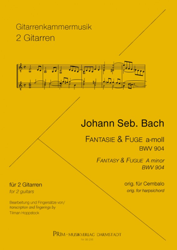 Johann Seb. Bach Fantasie + Fuge BWV 904 