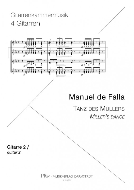 de Falla Tanz des Müllers - Stimmensatz