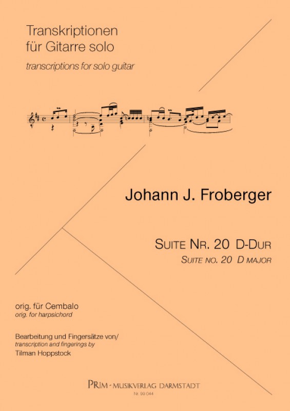 J. J. Froberger Suite Nr. 20 D-Dur