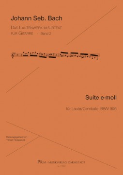 J. S. BACH  Suite BWV 996