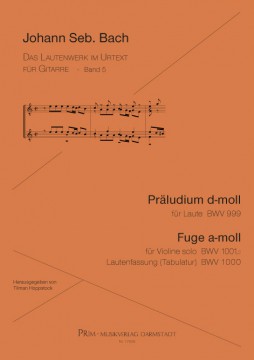 J. S. BACH  Präludium BWV 999 & Fuge BWV 1000