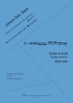 J. S. BACH  Suite BWV 996 (b)