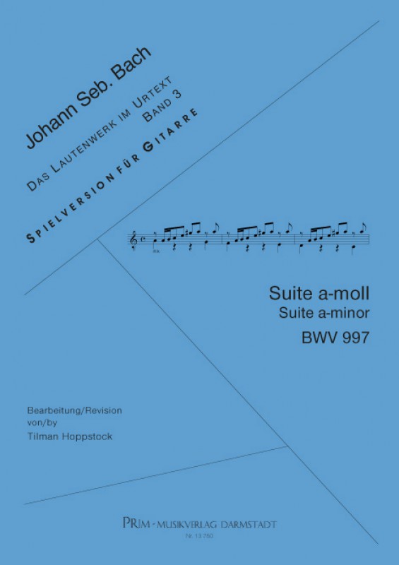 Johann Seb. Bach Suite BWV 997