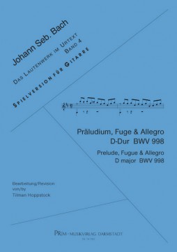 J. S. BACH  P, F & Allegro BWV 998 (b)