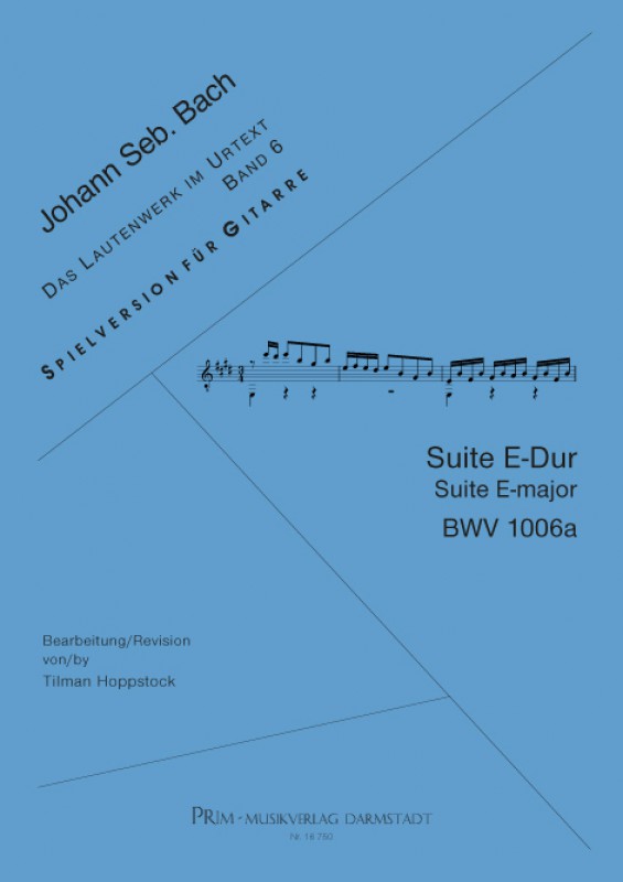 Johann Seb. Bach Suite BWV 1006a