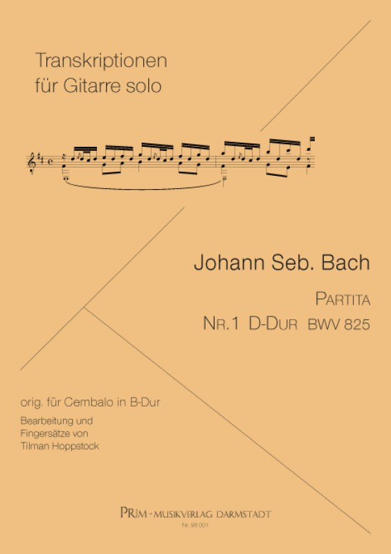 Johann Seb. Bach Clavierpartita Nr. 1 BWV 825 D-Dur