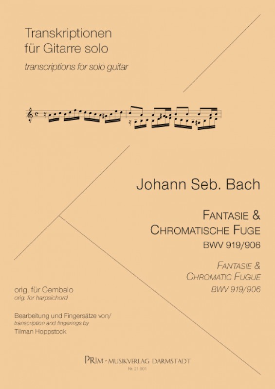 Johann Seb. Bach Fantasie + Chromatische Fuge BWV 919/906