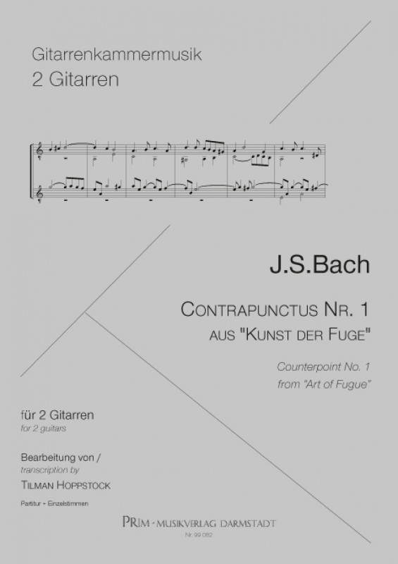 Johann Seb. Bach Contrapunctus Nr.  1