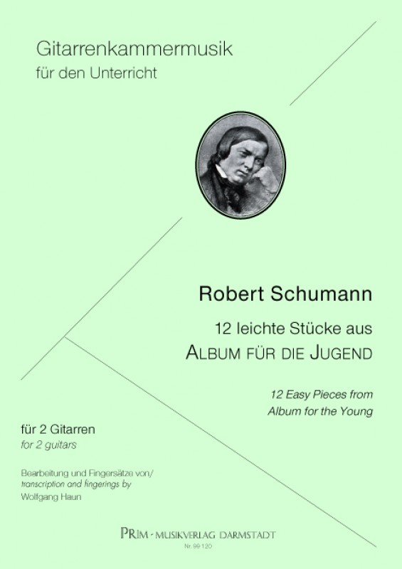 Robert Schumann 12 leichte Stücke aus - Album für die Jugend